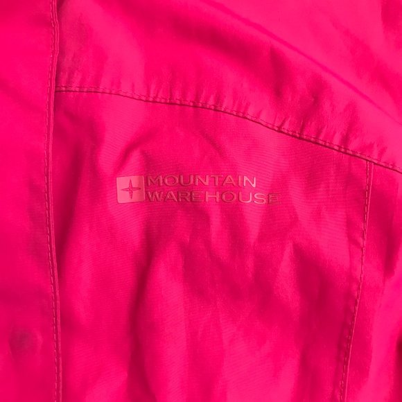 Mountain Warehouse Cambridge Waterproof Jacket Pink Size 14 Rain Coat Anorak - Picture 3 of 11